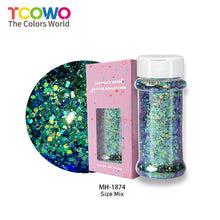 Load image into Gallery viewer, TCT-920 Chunky Chameleon Multichrome Color Shifting Glitter Powder in Shaker Bottle for DIY Crafts, Manicure &amp; Epoxy Resin
