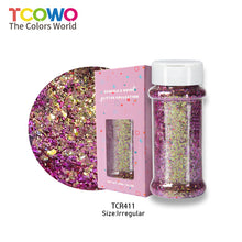 Load image into Gallery viewer, TCT-920 Chunky Chameleon Multichrome Color Shifting Glitter Powder in Shaker Bottle for DIY Crafts, Manicure &amp; Epoxy Resin
