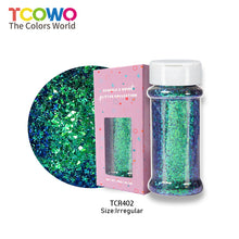 Load image into Gallery viewer, TCT-920 Chunky Chameleon Multichrome Color Shifting Glitter Powder in Shaker Bottle for DIY Crafts, Manicure &amp; Epoxy Resin
