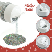 Load image into Gallery viewer, TCT-912 TCOWO Bulk Mix Christmas Glitter PET Film Holographic/Metallic/Rainbow Iridescent Chunky Glitter Shaker 2OZ/Bottle*4 Glitter for Nail Art Resin DIY Crafts Festival Decorations Face Body Hair Decoration Wholesale
