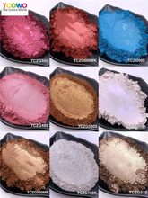 Load image into Gallery viewer, TCT-616 Wholesale Colorful Metallic Shimmer Mica Powder Pearl Pigment for Resin Craft Epoxy Floor Cosmetics Nail Art Coating Textiles
