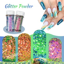 Load image into Gallery viewer, TCT-920 Chameleon Glitter Chunky Powder Color Shift Shaker for Crafts, DIY, Manicure, Epoxy Resin, Non-Toxic PET Glitter, Wholesale, Made in Guangdong China
