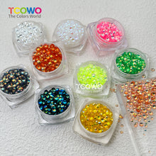 Load image into Gallery viewer, TCT-1032 Bubble Glitter Eco-Friendly Non-Toxic Polyester Chunky Beads 1mm 2mm 3mm Mix Multi Colors for DIY Nail Crafts Snowglobe Cups Face Body Decoration Wholesale Factory Supply
