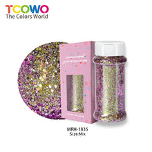 Load image into Gallery viewer, TCT-920 Chunky Chameleon Multichrome Color Shifting Glitter Powder in Shaker Bottle for DIY Crafts, Manicure &amp; Epoxy Resin
