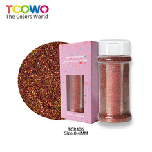 Load image into Gallery viewer, TCT-920 Chunky Chameleon Multichrome Color Shifting Glitter Powder in Shaker Bottle for DIY Crafts, Manicure &amp; Epoxy Resin
