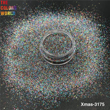 Load image into Gallery viewer, TCT-887 Christmas Sparkle Biodegradable Glitter - Eco-Friendly Non-Toxic Vegan Plant-Based Cosmetic Grade Glitter for Body Cosmetics Resin DIY Projects, TCOWO Plastic-Free Bio Glitter
