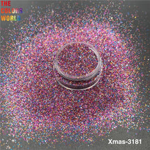 Load image into Gallery viewer, TCT-887 Christmas Sparkle Biodegradable Glitter - Eco-Friendly Non-Toxic Vegan Plant-Based Cosmetic Grade Glitter for Body Cosmetics Resin DIY Projects, TCOWO Plastic-Free Bio Glitter
