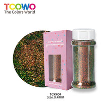 Load image into Gallery viewer, TCT-920 Chunky Chameleon Multichrome Color Shifting Glitter Powder in Shaker Bottle for DIY Crafts, Manicure &amp; Epoxy Resin
