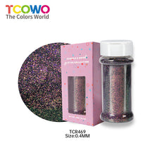 Load image into Gallery viewer, TCT-920 Chunky Chameleon Multichrome Color Shifting Glitter Powder in Shaker Bottle for DIY Crafts, Manicure &amp; Epoxy Resin
