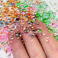 Load image into Gallery viewer, TCT-1032 Bubble Glitter Eco-Friendly Non-Toxic Polyester Chunky Beads 1mm 2mm 3mm Mix Multi Colors for DIY Nail Crafts Snowglobe Cups Face Body Decoration Wholesale Factory Supply

