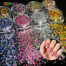 Load image into Gallery viewer, TCT-637 Christmas Mix Nails Stone Nail Art Decoration Festive DIY Crafts Glitter Home Decor Party Supplies

