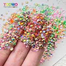 Load image into Gallery viewer, TCT-1032 Bubble Glitter Eco-Friendly Non-Toxic Polyester Chunky Beads 1mm 2mm 3mm Mix Multi Colors for DIY Nail Crafts Snowglobe Cups Face Body Decoration Wholesale Factory Supply
