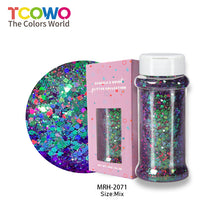 Load image into Gallery viewer, TCT-920 Chunky Chameleon Multichrome Color Shifting Glitter Powder in Shaker Bottle for DIY Crafts, Manicure &amp; Epoxy Resin

