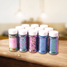 Load image into Gallery viewer, TCT-920 Chameleon Glitter Chunky Powder Color Shift Shaker for Crafts, DIY, Manicure, Epoxy Resin, Non-Toxic PET Glitter, Wholesale, Made in Guangdong China
