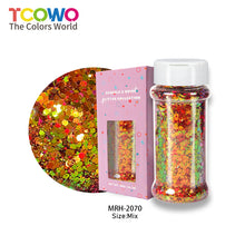 Load image into Gallery viewer, TCT-920 Chunky Chameleon Multichrome Color Shifting Glitter Powder in Shaker Bottle for DIY Crafts, Manicure &amp; Epoxy Resin
