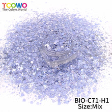 Load image into Gallery viewer, TCT-857 12 Colors Eco‑Friendly Biodegradable Glitter | Cosmetic Grade Plant‑Based Sparkle for Nails, Face, Body &amp; Resin Crafts
