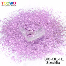 Load image into Gallery viewer, TCT-857 12 Colors Eco‑Friendly Biodegradable Glitter | Cosmetic Grade Plant‑Based Sparkle for Nails, Face, Body &amp; Resin Crafts

