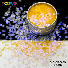 Load image into Gallery viewer, TCOWO Wholesale Biodegradable Plant Cellulose Glitter 28 Colors Mix Particle Size Heart Star Snowflakes for Cosmetics Crafts Christmas Weddings Parties EU Standard MSDS TUV Certified
