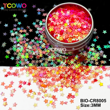 Load image into Gallery viewer, TCOWO Wholesale Biodegradable Plant Cellulose Glitter 28 Colors Mix Particle Size Heart Star Snowflakes for Cosmetics Crafts Christmas Weddings Parties EU Standard MSDS TUV Certified
