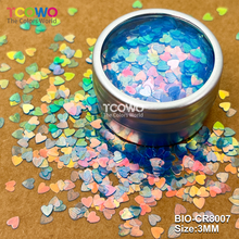 Load image into Gallery viewer, TCOWO Wholesale Biodegradable Plant Cellulose Glitter 28 Colors Mix Particle Size Heart Star Snowflakes for Cosmetics Crafts Christmas Weddings Parties EU Standard MSDS TUV Certified
