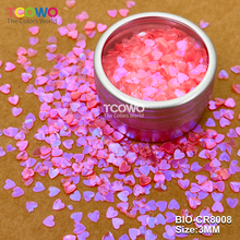 Load image into Gallery viewer, TCOWO Wholesale Biodegradable Plant Cellulose Glitter 28 Colors Mix Particle Size Heart Star Snowflakes for Cosmetics Crafts Christmas Weddings Parties EU Standard MSDS TUV Certified
