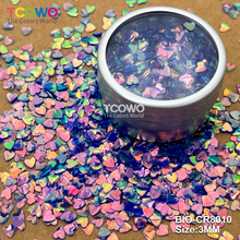 Load image into Gallery viewer, TCOWO Wholesale Biodegradable Plant Cellulose Glitter 28 Colors Mix Particle Size Heart Star Snowflakes for Cosmetics Crafts Christmas Weddings Parties EU Standard MSDS TUV Certified
