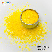 Load image into Gallery viewer, TCT-1058 Biodegradable Matte Fluorescent Glitter Eco-Friendly Vegan Cosmetic Grade Mix Chunky &amp; 0.4mm Fine Glitter for Nail Body Face Art &amp; Crafts
