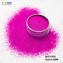 Load image into Gallery viewer, TCT-1058 Biodegradable Matte Fluorescent Glitter Eco-Friendly Vegan Cosmetic Grade Mix Chunky &amp; 0.4mm Fine Glitter for Nail Body Face Art &amp; Crafts
