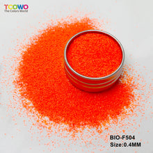 Load image into Gallery viewer, TCT-1058 Biodegradable Matte Fluorescent Glitter Eco-Friendly Vegan Cosmetic Grade Mix Chunky &amp; 0.4mm Fine Glitter for Nail Body Face Art &amp; Crafts

