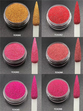Load image into Gallery viewer, TCT-686 &amp; TCT-684&nbsp;High Temperature Resistant Metallic Aluminium Glitter Powder Heat Resistant Pigment for Plastic Injection Crafts 0.2mm Colourful Hexagon Aluminum Glitter with MSDS Certification
