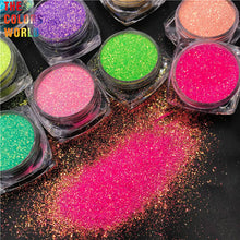 Load image into Gallery viewer, Gold Primary Colours With Rainbow Diamond Dust Ultra-Fine Glitter 
