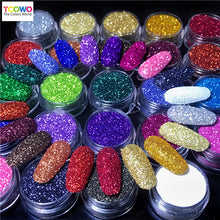 Load image into Gallery viewer, TCT-033 0.2MM Fine PET Metallic Glitter Powder for Nail Art, Tumblers, Slime &amp; Crafts 24 Colors
