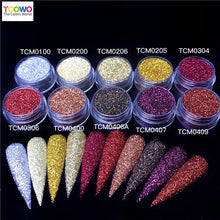 Load image into Gallery viewer, TCT-033 0.2MM Fine PET Metallic Glitter Powder for Nail Art, Tumblers, Slime &amp; Crafts 24 Colors
