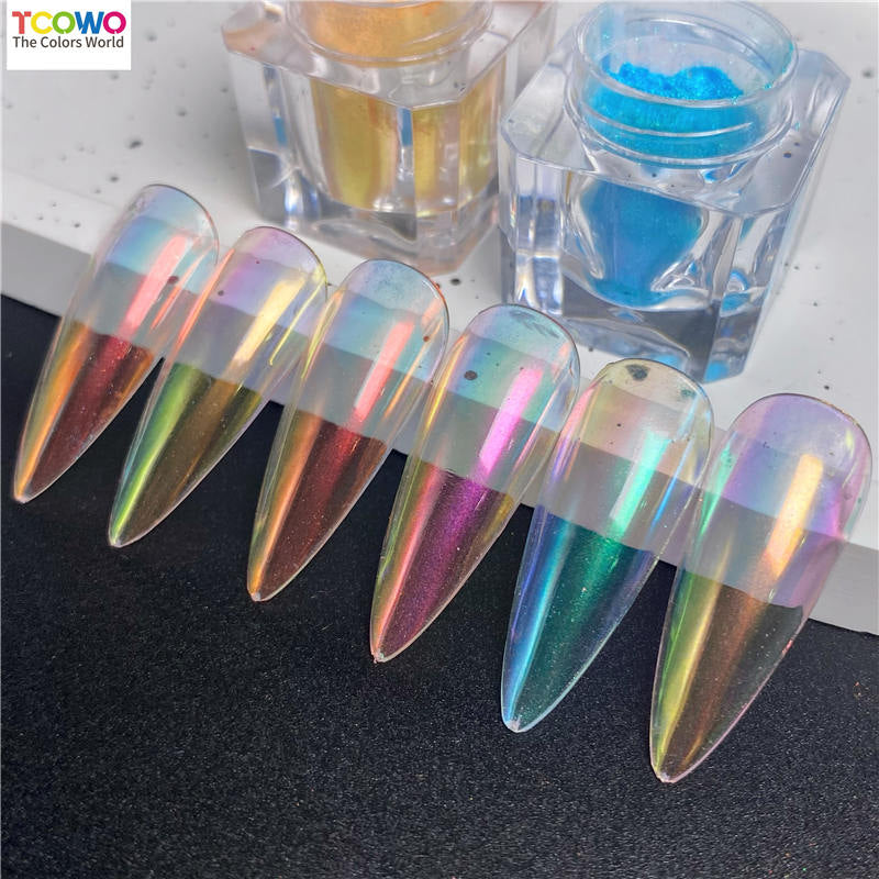 TCT-918 Unicorn Intense Mirror Rubbing Powder Color Shift Chameleon Pi ...