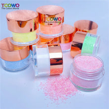 Load image into Gallery viewer, TCT-922 Iridescent Rainbow Shards Glitter Acrylic Powder, EMA Material (2-7min Customizable Drying), 2 In 1 Acrylic &amp; Dipping Powder, Non-Toxic Long Lasting, TCOWO (MSDS Certified)
