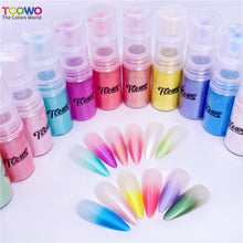 Load image into Gallery viewer, TCT-924 Cosmetic Grade Mica Pearl Pigment Glitter Spray, Metallic Luster for Nail Art Eyeshadow Car Paints Crafts with MSDS Certification
