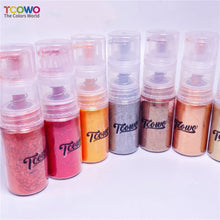 Load image into Gallery viewer, TCT-927 Cosmetic Grade Mica Powder Dark Pearl Pigment Ombre Nail Mist Spray Gradient Effect Glitter Powder for Nail Art Crafts
