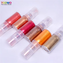 Load image into Gallery viewer, TCT-927 Cosmetic Grade Mica Powder Dark Pearl Pigment Ombre Nail Mist Spray Gradient Effect Glitter Powder for Nail Art Crafts
