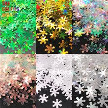 Load image into Gallery viewer, Xmas Snowflake Nail Sequins Glitter
