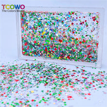 Load image into Gallery viewer, TCT-932 Christmas Sparkle Glitter Sequins Non-Toxic Eco-Friendly PET Glitter for Nail Art, Resin, Candle, DIY Crafts, Face Body Hair Makeup, Festival &amp; Wedding Decorations
