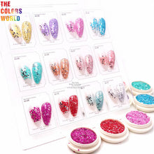 Load image into Gallery viewer, Nails And Hair Glitter Mix Sliver Foil
