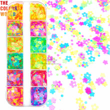 Load image into Gallery viewer, Spring Flowers Glitter
