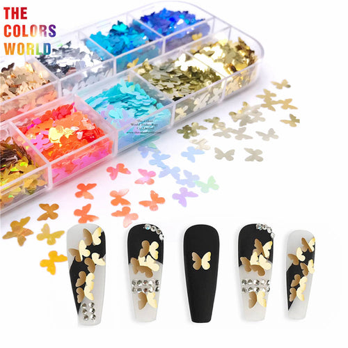  Butterfly Shape Glitter 