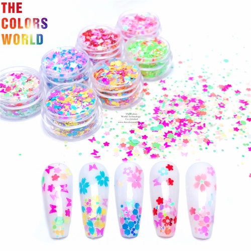Spring Nail Art Glitter Mix