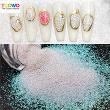 Load image into Gallery viewer, TCT-898 | High Grade Polyester Hexagon Fine Glitter Bulk Non-Toxic Holographic Iridescent Rainbow Pearl Color Sparkly Glitter
