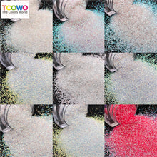 Load image into Gallery viewer, TCT-898 | High Grade Polyester Hexagon Fine Glitter Bulk Non-Toxic Holographic Iridescent Rainbow Pearl Color Sparkly Glitter
