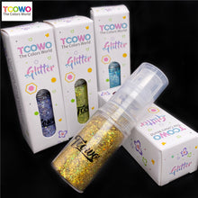 Load image into Gallery viewer, TCT-907 Holographic Irregular Shards Body Glitter Spray Laser Shimmer Powder for Face Hair Nail Skin Party Makeup
