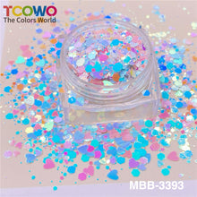 Load image into Gallery viewer, TCT-931 12 Colors Macaron Heart Star Glitter Sequins Non-Toxic BOPET for Tumbler Resin Nail Festival Crafts
