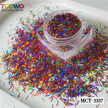 Load image into Gallery viewer, TCT-928 Mix Colors Strip Glitter Tinsel Epoxy Resin Glitter for Nails Art Manicure Tumbler Card Making Crafts Nail Gel, Non-Toxic Shining BOPET Glitter Sequins with MSDS Certification
