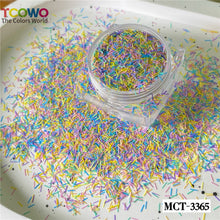 Load image into Gallery viewer, TCT-928 Mix Colors Strip Glitter Tinsel Epoxy Resin Glitter for Nails Art Manicure Tumbler Card Making Crafts Nail Gel, Non-Toxic Shining BOPET Glitter Sequins with MSDS Certification
